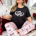 بيجامه صيفي حريمي قطن - كود 952