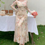 فستان طويل شياكه - كود 956