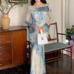 فستان سهرة طويل - كود 0160