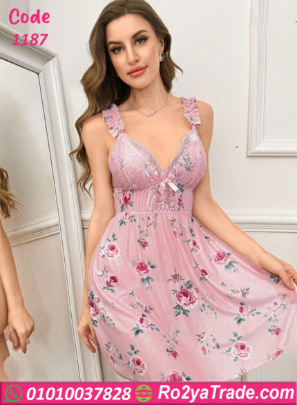 قميص للنوم مثير قصير - كود 1187