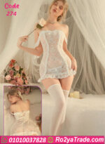 لانجيري ابيض شفاف - كود 274