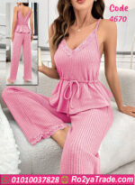 بيجامه قطعتين عرايسي دلع - كود 4670