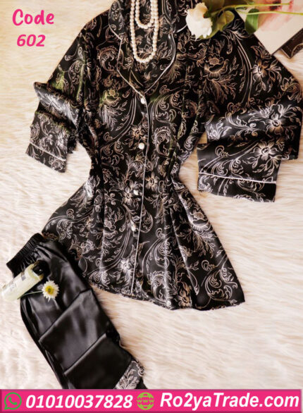 بيجامه حرير للعرايس - كود 602