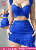 لانجري ميني جيب شفاف - كود 7130