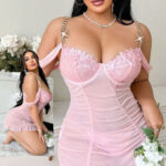 لانجيري قصير شفاف - كود 8024