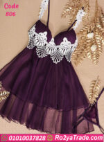 ⁦قميص نوم دانتيل - كود 806⁩ - الصورة ⁦2⁩