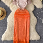 فستان صيفي ألوان ناعمة