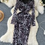 دريس تايجر أسود صيفي