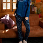 بيجامة شتوي حريمي قطيفة