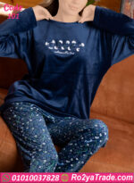 بيجامة شتوي حريمي قطيفة