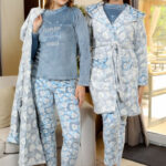 بيجامة شتوي ناعمة بكاب