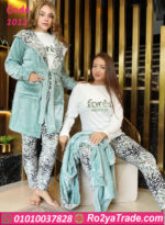 بيجامة شتوي نسائي قطيفة