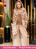 بيجامة شتوي ناعمة بالروب