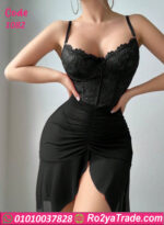 لانجري قصير دانتيل سواريه