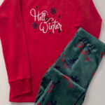 بيجامة فرو Hello Winter