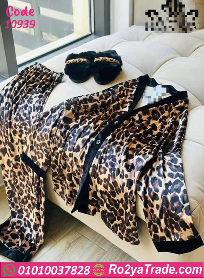 بيجامة قطيفة تايجر شتوي