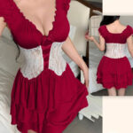 لانجري دانتيل قصير