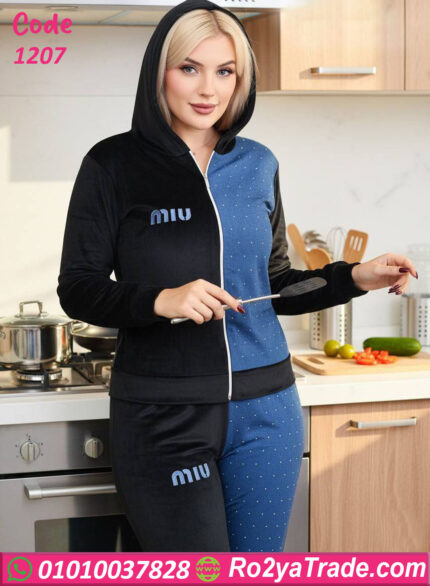 بيجامة شتوي قطيفة MIU