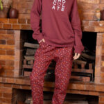 بيجامة قطيفة شتوي نبيتي