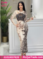 عباية شتوي قطيفة مضبوعة