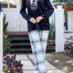 بيجامة قطيفة كاجوال شتوي