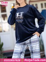 بيجامة قطيفة كاجوال شتوي