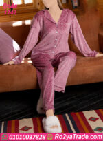 بيجامة قطيفة شتوي ناعمة