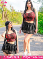 طقم لانجري تنكري تايجر دانتيل قصير