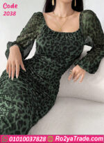 فستان تايجر شيفون طويل