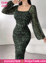 فستان تايجر شيفون طويل