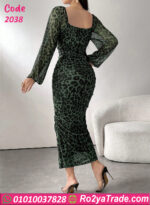 فستان تايجر شيفون طويل