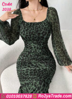 فستان تايجر شيفون طويل