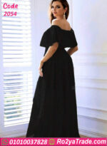 فستان شيفون أوف شولدر