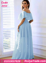 فستان شيفون أوف شولدر