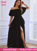 فستان شيفون أوف شولدر