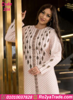 عباية شتوي قطيفة تطريز راقي