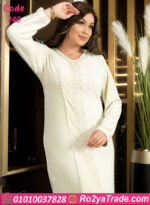 عباية بيتي شتوي قطيفة ناعمة بخياطة فخمة وتطريز ذهبي أنيق، بتديكي دفء وأناقة في كل لحظة ✨