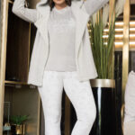 طقم شتوي قطيفة ناعم كود 2514