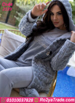 بيجامة شتوي فرو ناعم