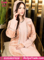 عباية بيت شتوي قطيفة فخمة