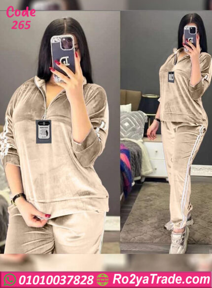 ترنج شتوي قطيفة حريمي