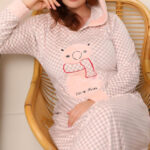 عباية شتوي قطيفة ناعمة