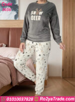 بيجامة شتوي سنو دير