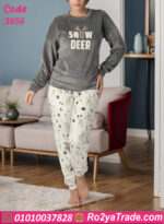 بيجامة شتوي سنو دير