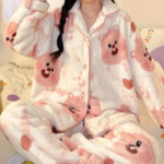 بيجامة شتوي ناعمة