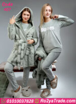 بيجامة شتوي بالروب قطيفة