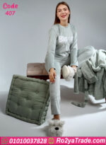 بيجامة شتوي بالروب قطيفة