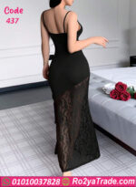 فستان دانتيل طويل مثير