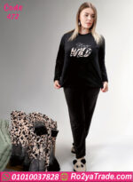 بيجامة شتوي قطيفة تايجر