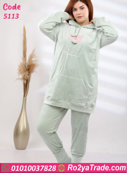 ترنج قطيفة شتوي حريمي